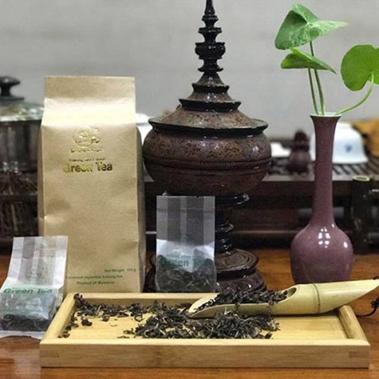 Silver Bud Green Te‌a from 미얀마 [버마] supplied by The Golden Triangle Green Tea Company - 실버 버드 대용량 녹차