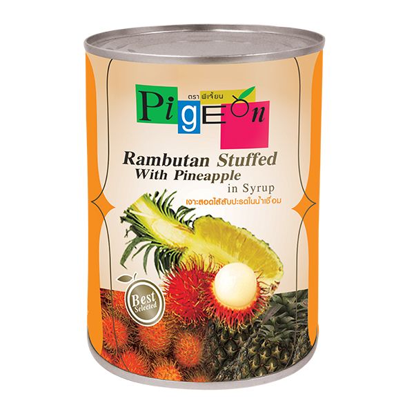 Rambutan Stuffed Pineapple from 태국 supplied by The Peace Canning (1958) Co.,Ltd. - Red 신선 람부탄