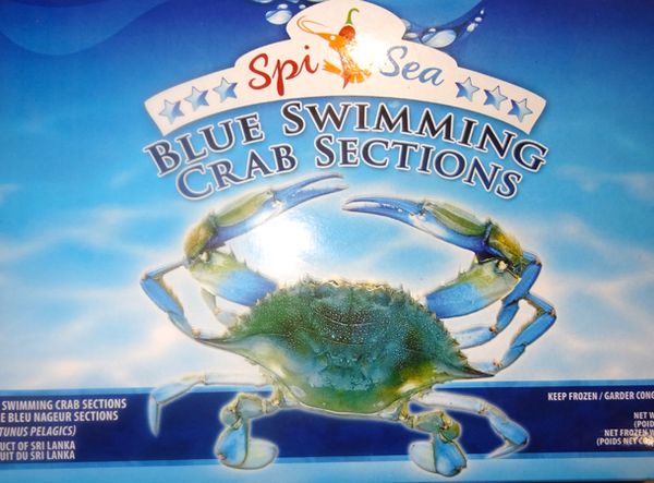 Crab from Sri Lanka supplied by SpiSea Trading - Blue Crab (=Callinectes sapidus=Atlantic Blue Crab=Chesapeake Blue Crab) Frozen Crab
