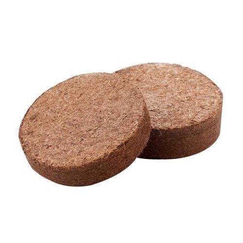 Coco peat discs from Sri Lanka supplied by Zahra International Impex - Organic Coco Coir
