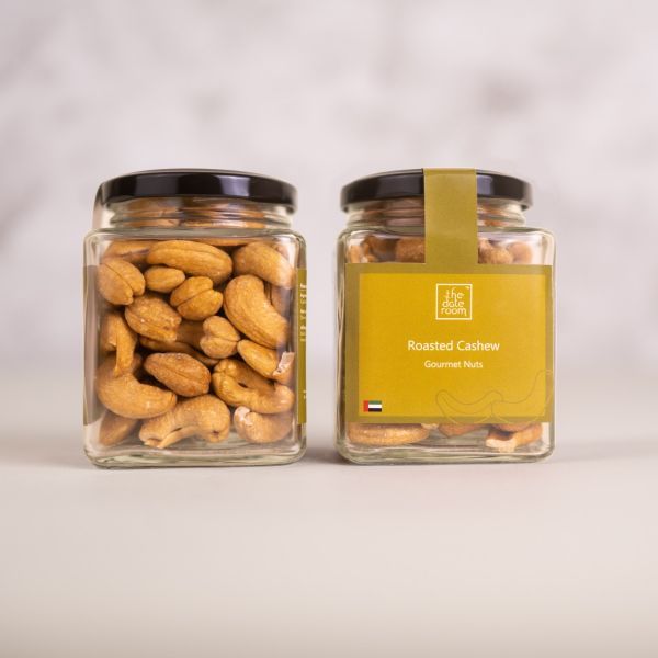 Roasted Cashew Nuts Jar from United Arab Emirates supplied by The Date Room - Roasted Cashew Nut Kernel