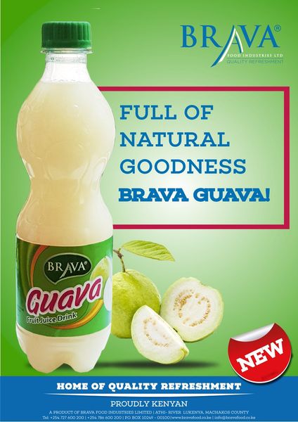 Guava Juice from Kenya supplied by Brava Food Industries - Concentrate Guava Juice