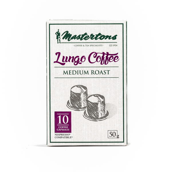 Mastertons Lungo Coffee Capsules from 남아프리카공화국 supplied by Masterton's Coffee & Tea Specialists - Leaves 인스턴트커피