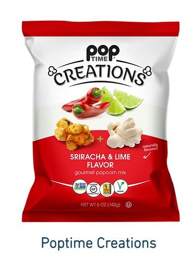 Poptime Creations from 미국 supplied by Poptime Snack Brands LLC - Flavored 팝콘 스낵