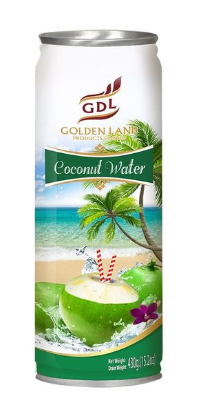 Canned Coconut Water from 태국 supplied by Golden Land Products Limited - Clear Bottle 코코넛워터