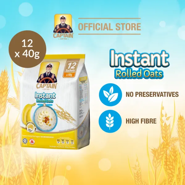Instant Rolled Oats from Malaysia supplied by FEDERAL OATS MILLS SDN BHD - Rolled Oats