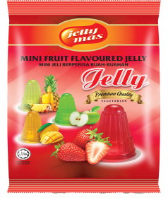 JELLYMAS MINI FRUIT FLAVOURED JELLY from Malaysia supplied by TCL Food Industries Sdn Bhd - Small Jelly
