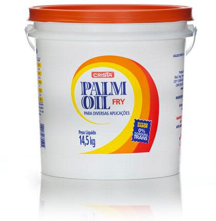 Palm Frying Oil from Brazil supplied by Crista - RBD (=Refined, Bleached, and Deodorized) RBD Palm Oil