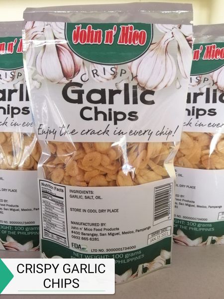 Garlic Chips from 필리핀 supplied by John N' Mico Food Products - Dehydrated 마늘 가공품