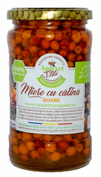 Honey with Sea Buckthorn Bean from 루마니아 supplied by Apisvet Miroslava SRL - Buckthorn 꿀