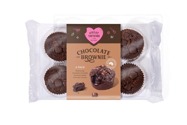 Mini Choc Brownies from 호주 supplied by Great Temptations - Small 효모 케이크