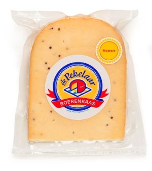 Cheese with Mustard Seed from South Africa supplied by De Pekelaar Boerenkaas - Mustard Seed Other Cheese