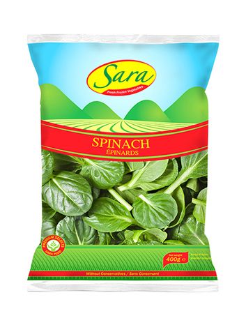 Spinach from 레바논 supplied by Sara Food - Frozen 냉동 시금치