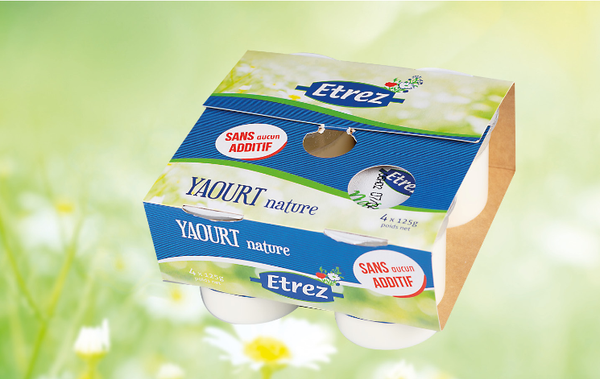 Yoghurt from 프랑스 supplied by Cooperative dairy Etrez Beaupont - Cow 요구르트
