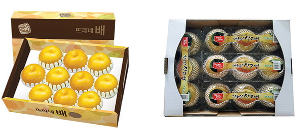 Fresh Singo Pear from South Korea supplied by NH Trading Co., Ltd. - Carton Box (=Cardboard Box) Fresh Pear