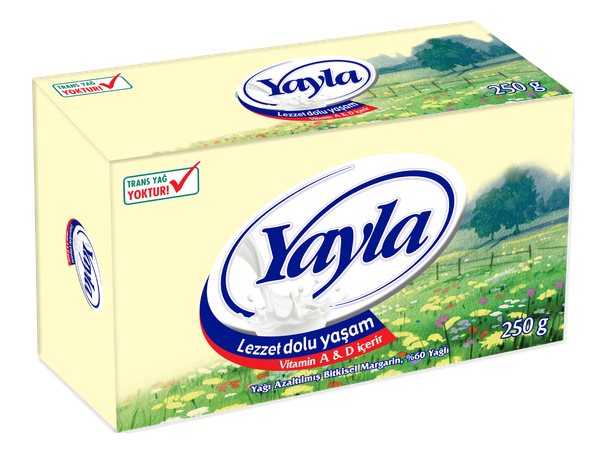 Yayla Margarine from Turkiye supplied by Besler Gida - Yellow Margarine