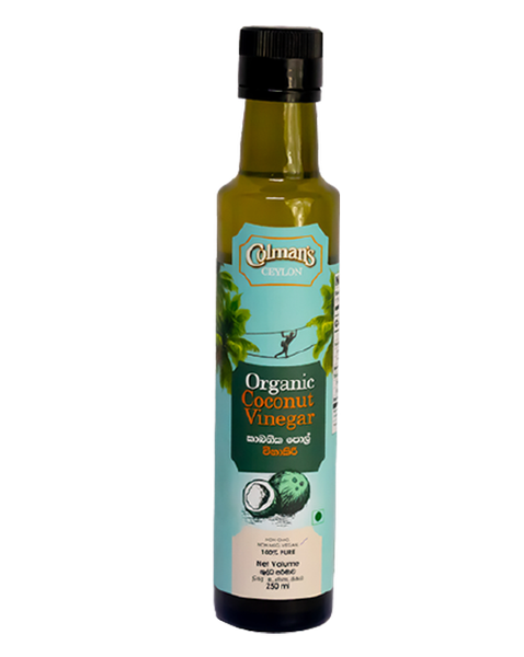 Colmans Organic Coconut Vinegar from Sri Lanka supplied by C. D. De Fonseka & Sons - Coconut Vinegar Vinegar