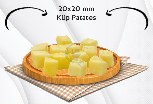 CUBE POTATOES from 튀르키예 supplied by Degirmenci Gida Sanayi Ve Ticaret Limited Sirketi - Fresh (=Chilled) 신선 일반 감자