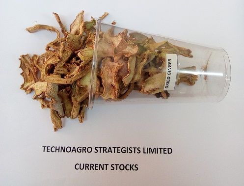 Dried ginger from Tanzania supplied by TechnoAgro Strategists Limited. - Powder Allspice