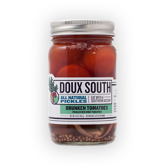 Drunken Tomatoes from United States supplied by Doux South Specialties, LLC - Preserved Canned or Jarred Tomato