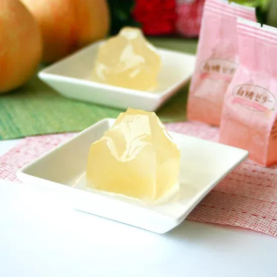 White Peach Jelly from Japan supplied by Kuniwa Sangyo Co., Ltd. - White Peach Jelly