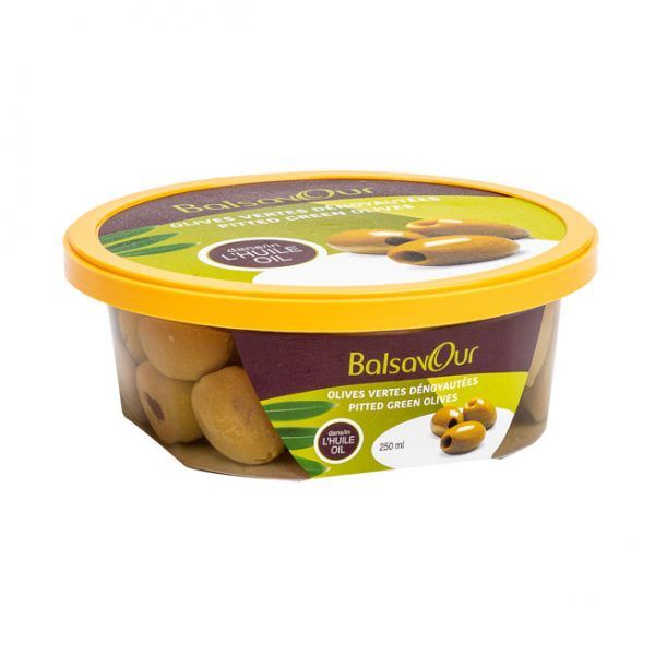 Olives from Canada supplied by Zinda Products Canada Inc. - Pitted Olive