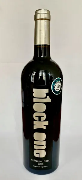 B1ockOne Bordeaux Cabernet Franc from 프랑스 supplied by Paradise Rescued - 레드 와인