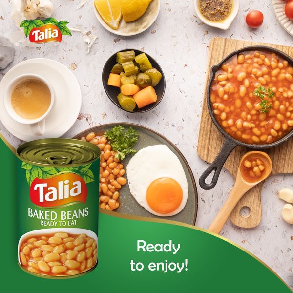 Baked Beans from Turkiye supplied by Talia Foods - Whole Baked Beans
