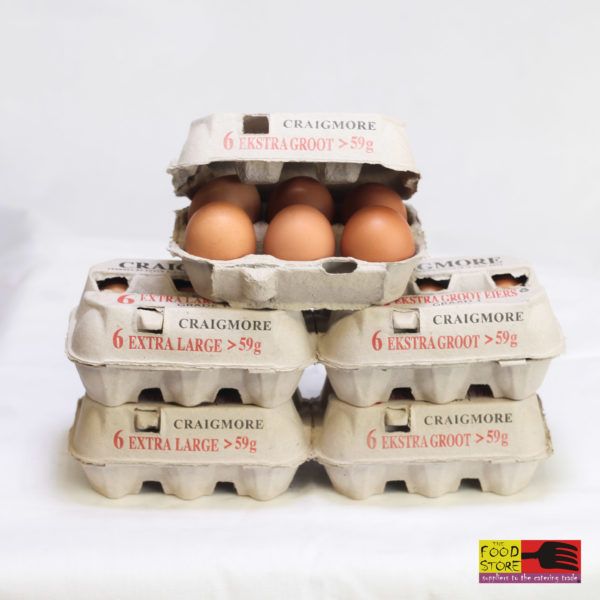 Eggs Craigmore (30’s) from South Africa supplied by The Food Store - Raw Chicken Egg