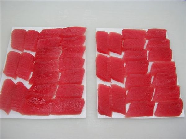 Fresh Tuna Slice from 말레이시아 supplied by Atlantic Ocean Agriculture Sdn. Bhd. - Sliced 참치