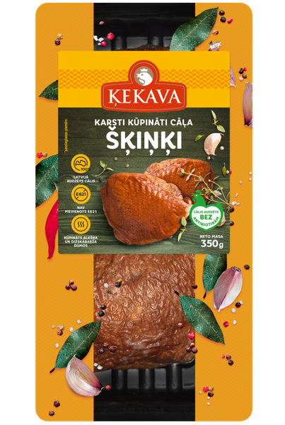 Hot smoked chicken hams from 라트비아 supplied by Kekava Poultry Farm - Skinless (=Without Skin) 닭고기 가공품