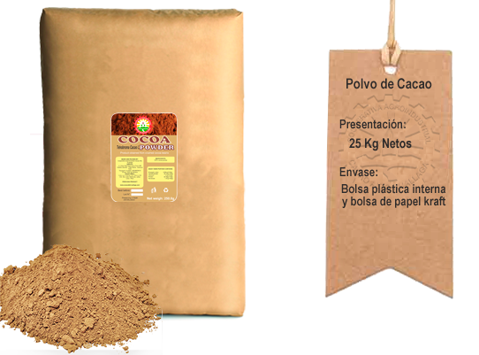 Cocoa Powder from Peru supplied by Asociacion De Productores Cacao Alto Huallaga - Light Brown Cocoa Powder