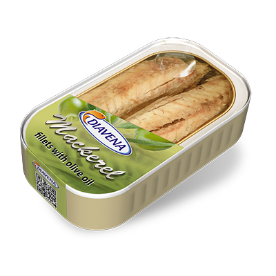 Mackerel from 불가리아 supplied by Diavena - Preserved (=Canned) 고등어 가공품