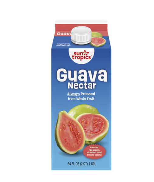 Guava Nectar from United States supplied by Sun Tropics - NFC (=Not From Concentrate=Directly Expressed) Guava Juice