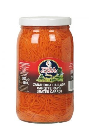 Grated Carrot from 스페인 supplied by Vegagel, S.L. - Jar 당근 가공품