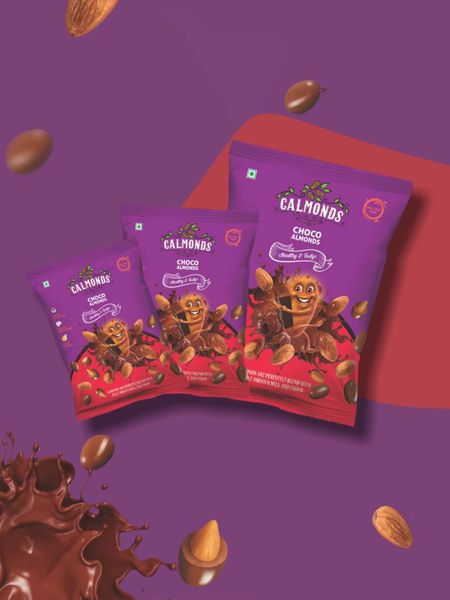 CHOCO ALMONDS from India supplied by Asco Global Exim Pvt. Ltd - Roasted & flavored with sugar, refined palm kernel fact, milk solid & coco. Almond Kernel