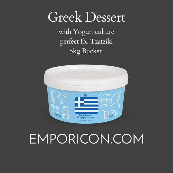 creamy Greek Dessert with yogurt culture , 5kg from 그리스 supplied by Emporicon Mon. IKE - Plain 요구르트