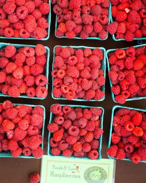 Raspberry from 미국 supplied by Oregon Raspberries & Blackberries - 레드 라즈베리 신선 라즈베리
