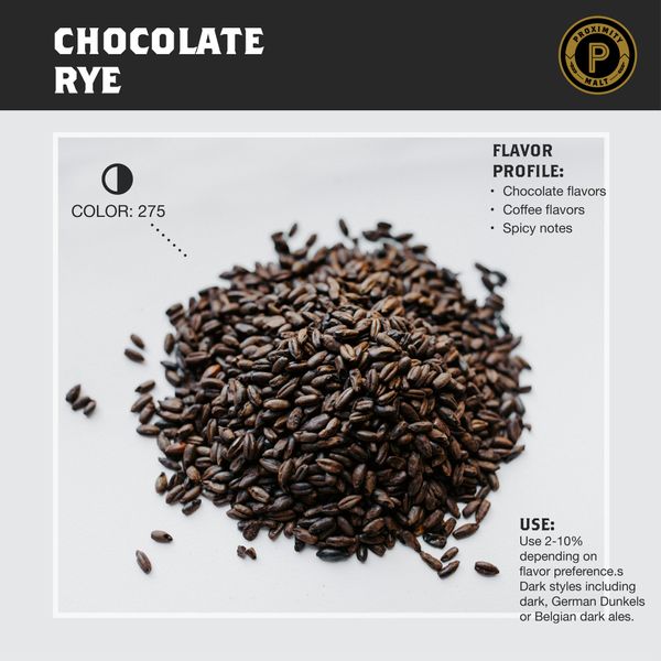 Chocolate Rye from United States supplied by proximity malt - Unspecified Rye