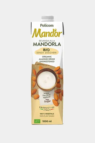 Organic Almond Drink from 이탈리아 supplied by POLI.COM srl - Carton Box (3kg) (=Cardboard Box) 아몬드 우유