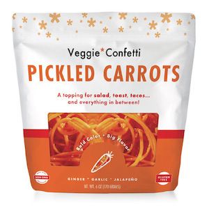 Pickled Carrots from 미국 supplied by Veggie Confetti LLC - Preserved - Pickled 당근 가공품