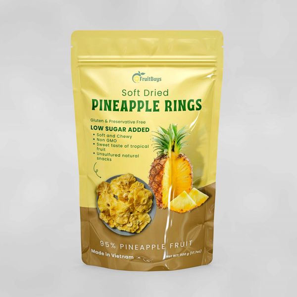 Dried Pineapple Ring - FruitBuys Vietnam +84-919739589 from 베트남 supplied by FruitBuys Vietnam - As per customer's request 말린 파인애플