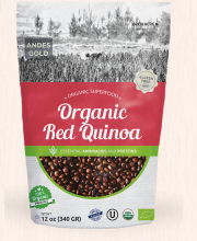 Organic Red Quinoa from 페루 supplied by ANDES ALIMENTOS & BEBIDAS - For Food 퀴노아