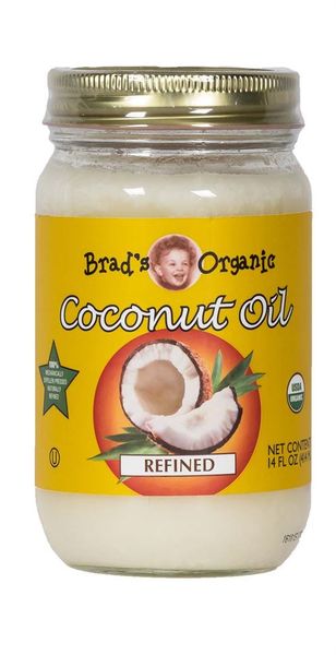 Coconut Oil from Colombia supplied by Brad's Organic LLC - Glass Jar (=Glass Bottle) Other Coconut Oil