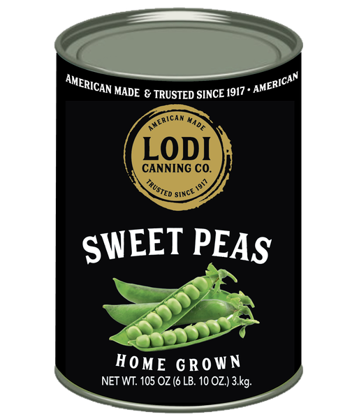 Canned Sweet Peas from 미국 supplied by Lodi Canning Company - Preserved (=Canned) 녹두 가공품