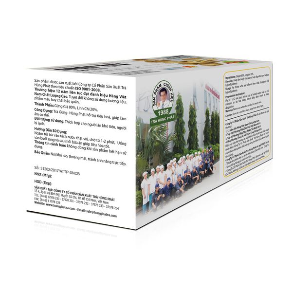 GINGER TEA - 100% NATURAL from 베트남 supplied by Hung Phat Tea Corp - 허브차