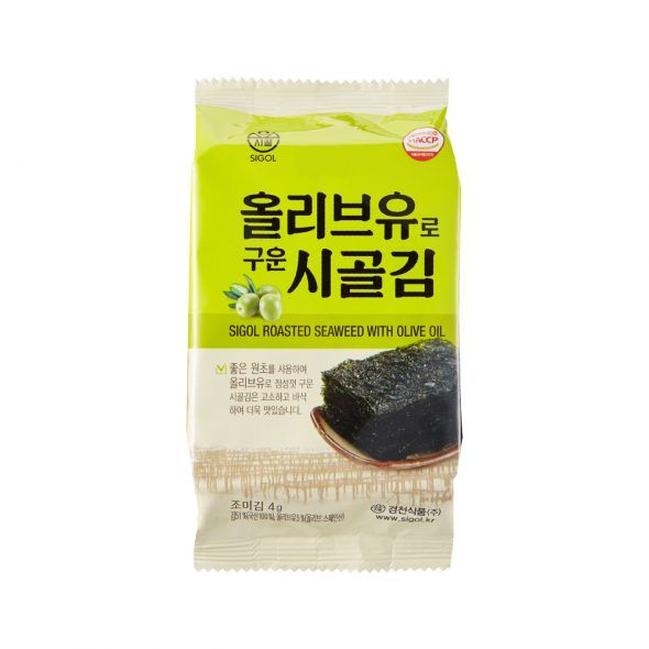 Roasted Seaweed With Olive Oil from South Korea supplied by Kyeong Cheon Foods Co., Ltd. - olive oil Frozen Seaweed