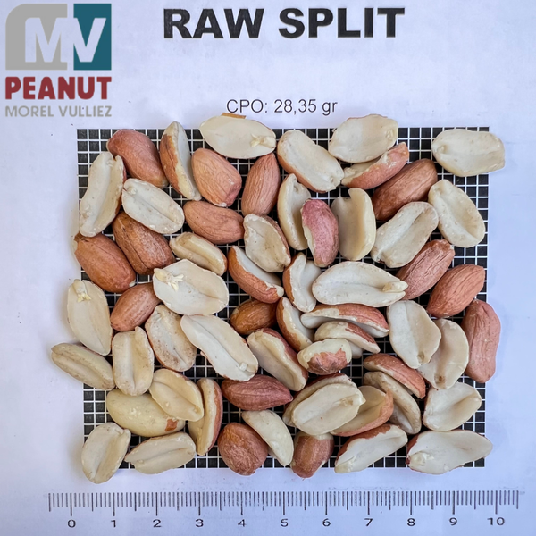 RAW SPLIT from 아르헨티나 supplied by MOREL VULLIEZ SA - 러너 생땅콩