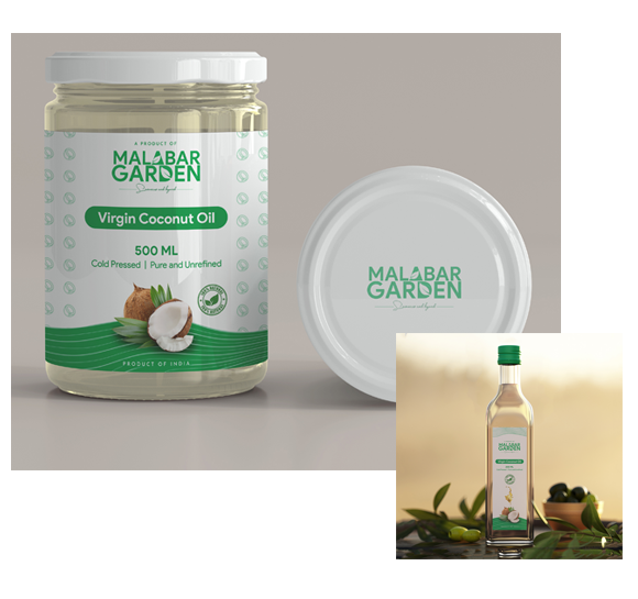 Malabar Garden Virgin Coconut Oil from 인도 supplied by Primetrade exports - Virgin 기타 코코넛 오일
