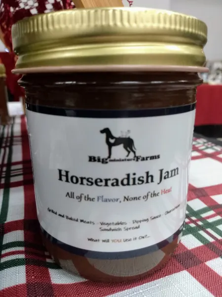 Horseradish jam from United States supplied by Big Miniature Farms, LLC - Puree Horseradish